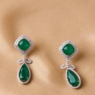 Verdite Necklace side view - Silsila by Dvaar