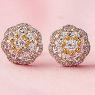 Moissanite Studs in 92.5 Silver