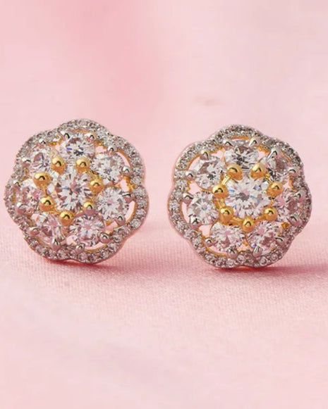 Moissanite Studs in 92.5 Silver