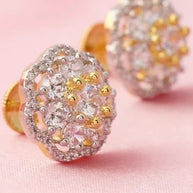 Moissanite Studs in 92.5 Silver