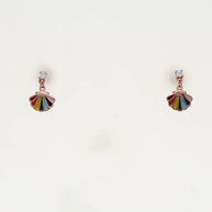 Multi-color Studs in 92.5 Silver