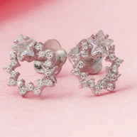 Aureole Studs in 92.5 Silver