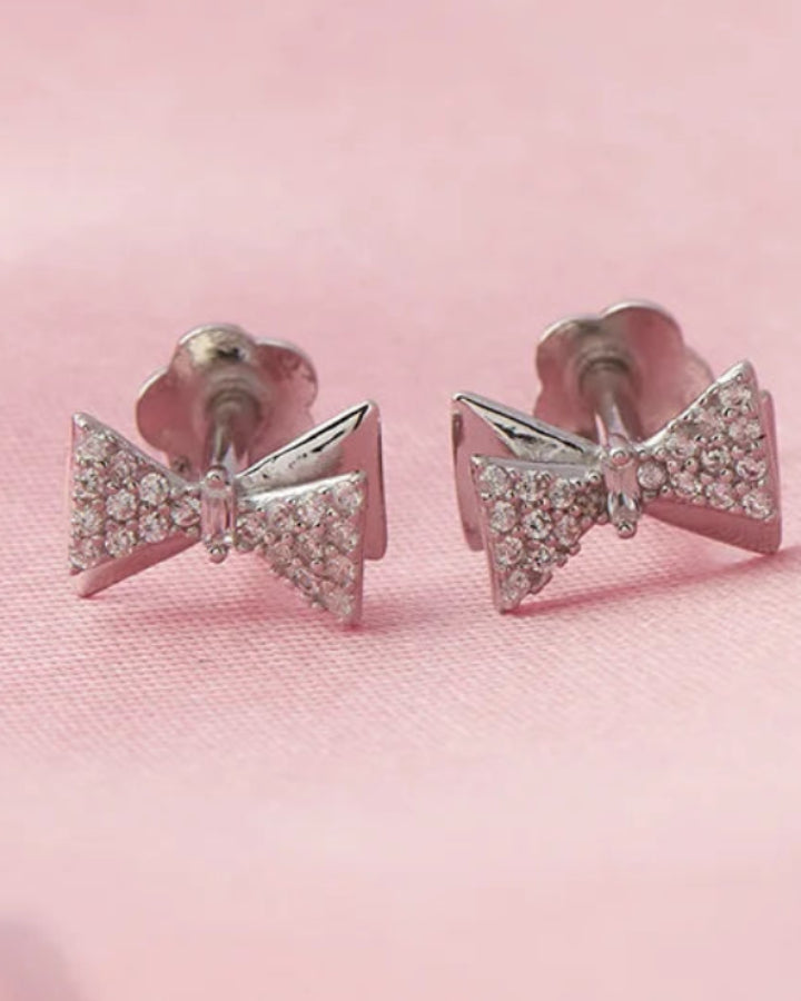 Bow Studs in 92.5 Silver