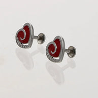 Dilora Studs in 92.5 Silver