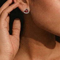 Dilora Studs in 92.5 Silver