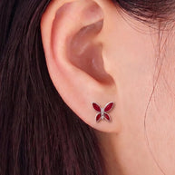 Flutterby Studs in 92.5 Silver
