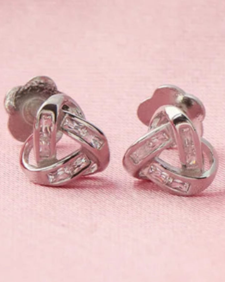 Triad Studs in 92.5 Silver
