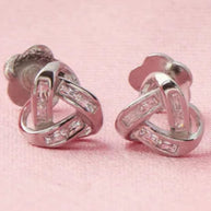 Triad Studs in 92.5 Silver
