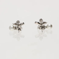 Royal Pearl Studs in 92.5 Silver