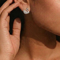 Duck Studs in 92.5 Silver