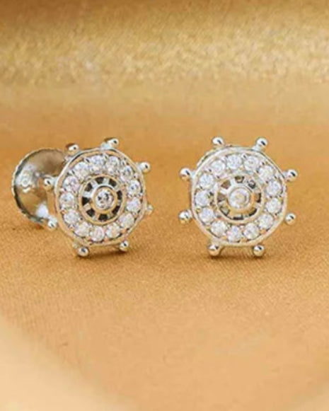 Orbit Studs in 92.5 Silver