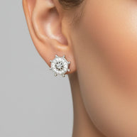 Orbit Studs in 92.5 Silver