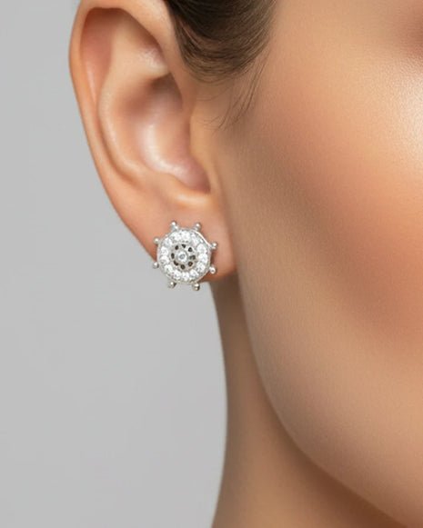 Orbit Studs in 92.5 Silver