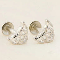 Mask Studs in 92.5 Silver