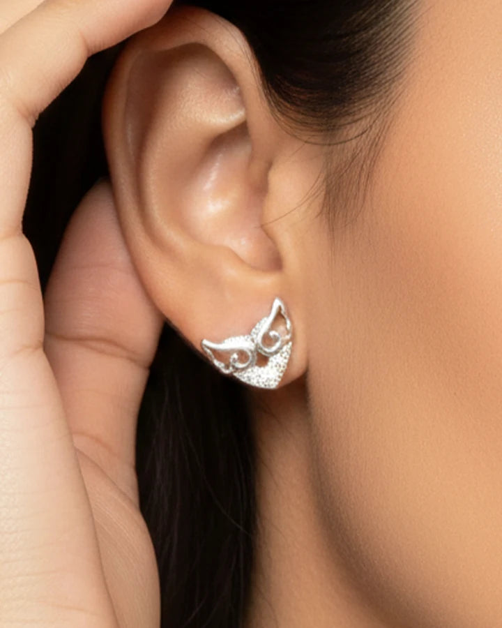 Mask Studs in 92.5 Silver