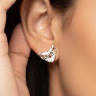 Mask Studs in 92.5 Silver