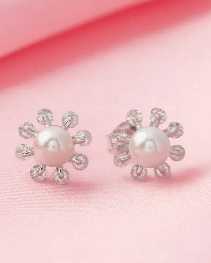 Blossom Studs in 92.5 Silver