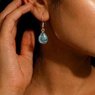 Teardrop Studs in 92.5 Silver