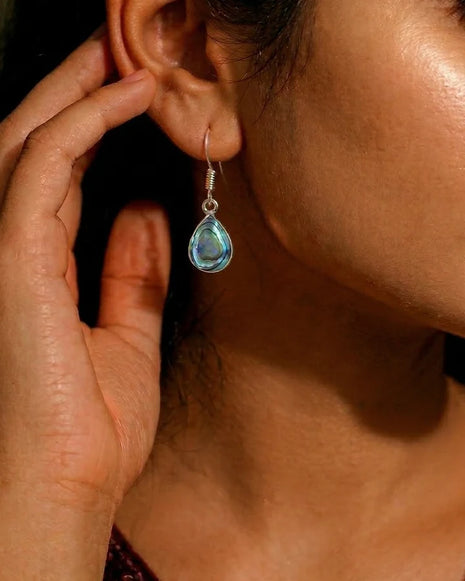 Teardrop Studs in 92.5 Silver