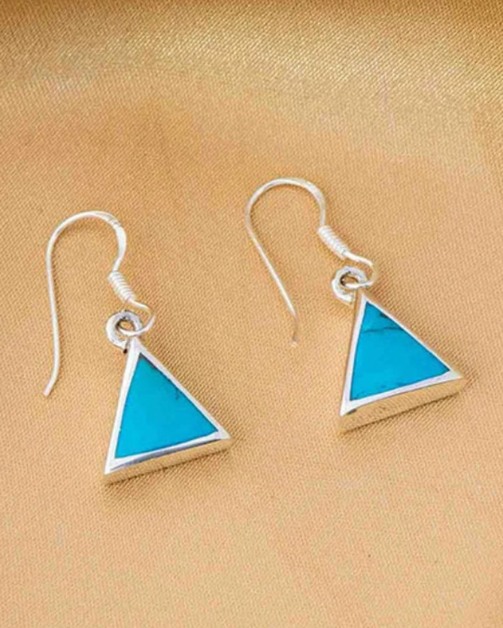 Triangular Hangings in 92.5 Silver