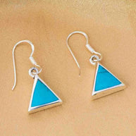 Triangular Hangings in 92.5 Silver
