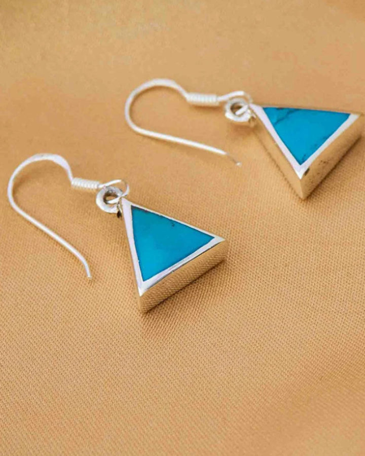 Triangular Hangings in 92.5 Silver