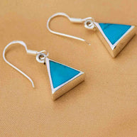 Triangular Hangings in 92.5 Silver