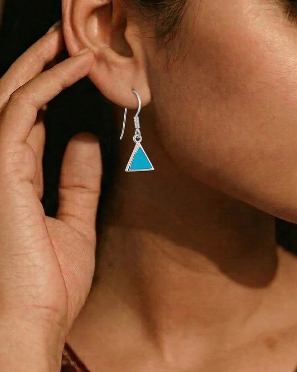 Triangular Hangings in 92.5 Silver