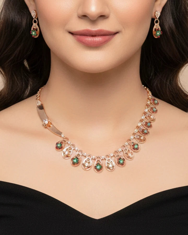 Lustre Collar Set in 92.5 Silver