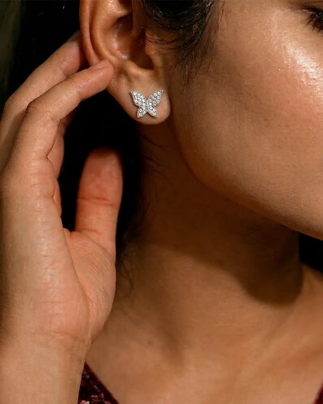 Patanga Studs in 92.5 Silver