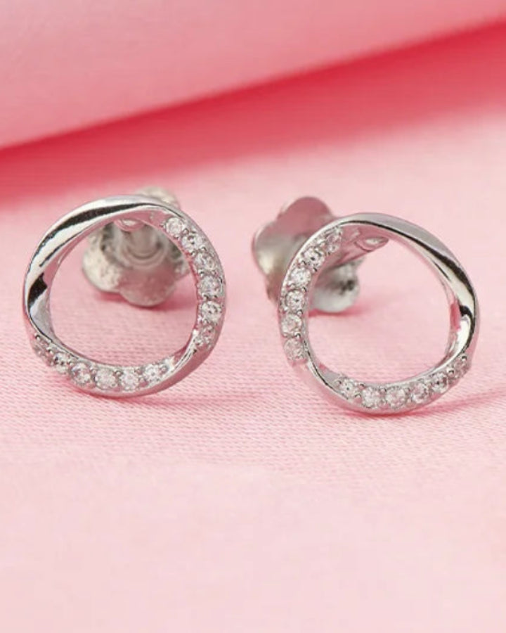 Halo Studs in 92.5 Silver