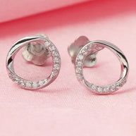Halo Studs in 92.5 Silver