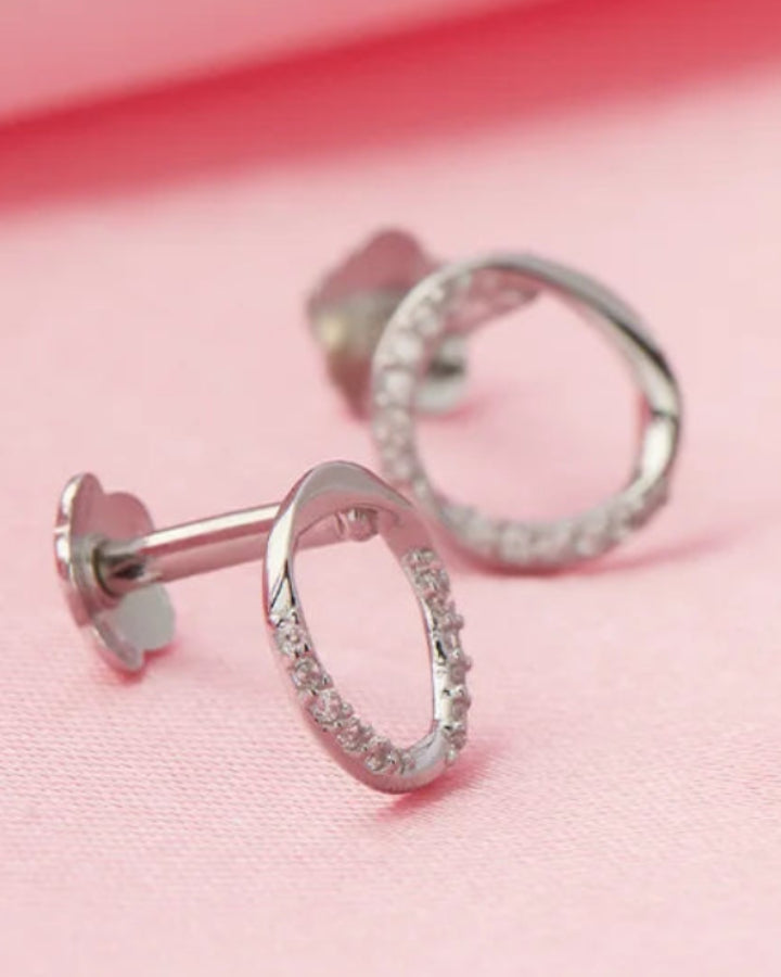 Halo Studs in 92.5 Silver