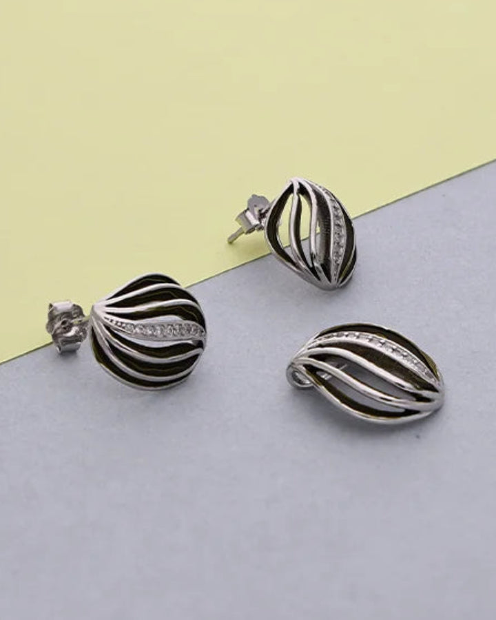 Enamel  Charm Duo in 92.5 Silver