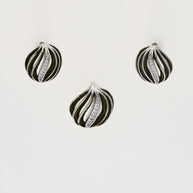 Enamel  Charm Duo in 92.5 Silver