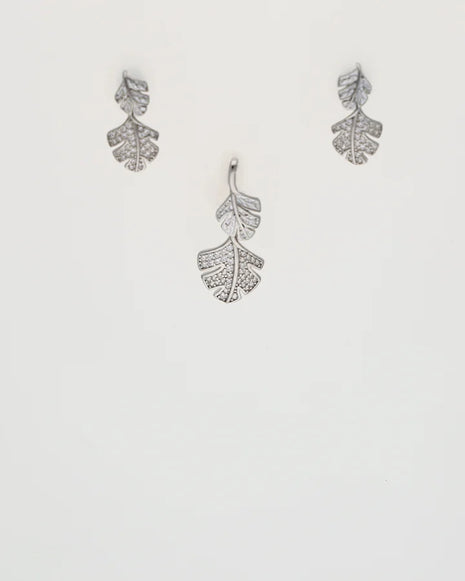 Folia Charm Duo in 92.5 Silver