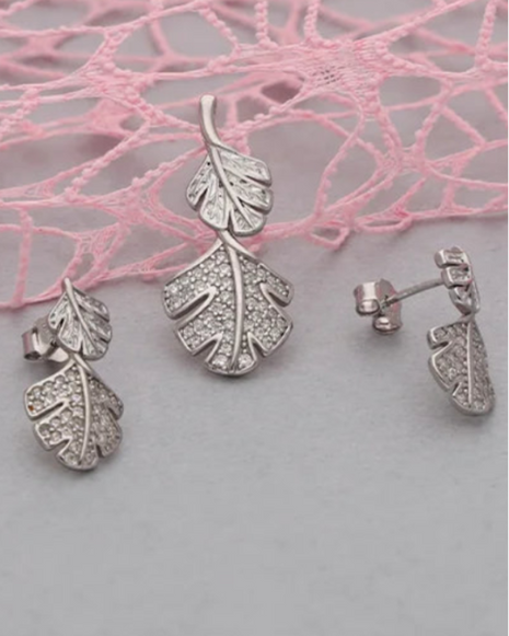Folia Charm Duo in 92.5 Silver