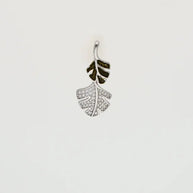 SilvaLeaf Charm Duo in 92.5 Silver