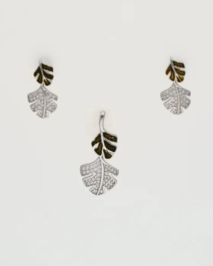 SilvaLeaf Charm Duo in 92.5 Silver