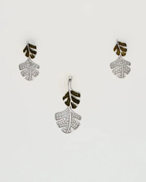SilvaLeaf Charm Duo in 92.5 Silver