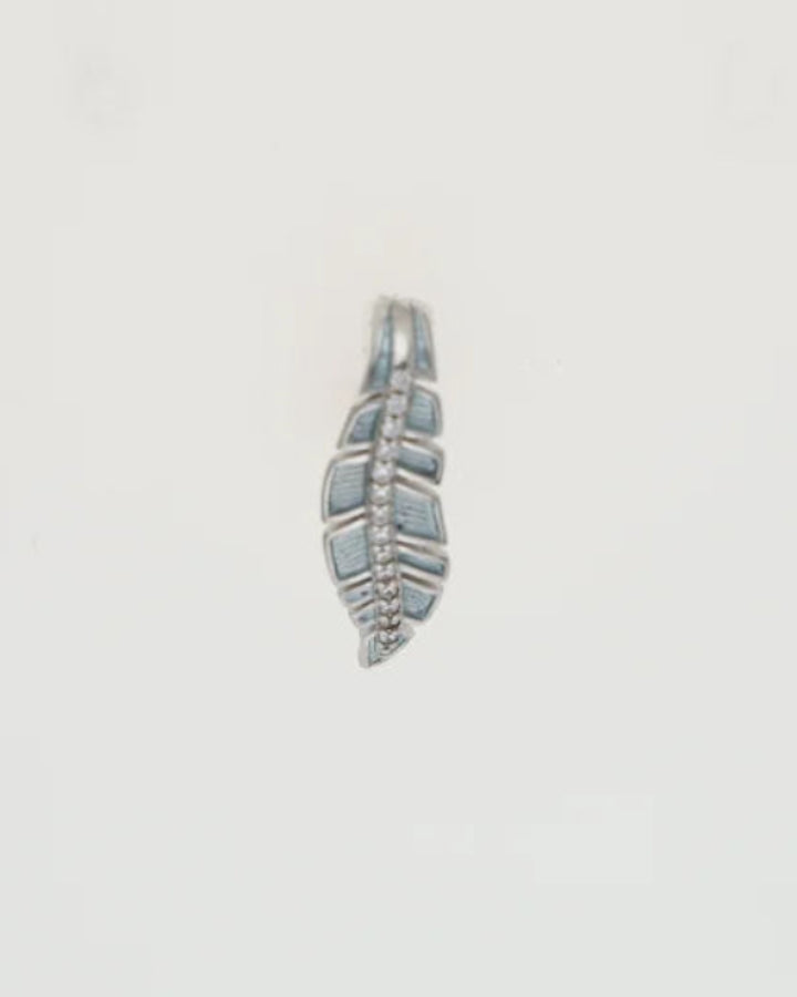 Leaflet Charm Duo in 92.5 Silver