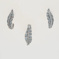 Leaflet Charm Duo in 92.5 Silver