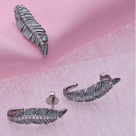 Leaflet Charm Duo in 92.5 Silver