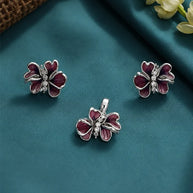 Aurora Pendant Set in 92.5 Silver