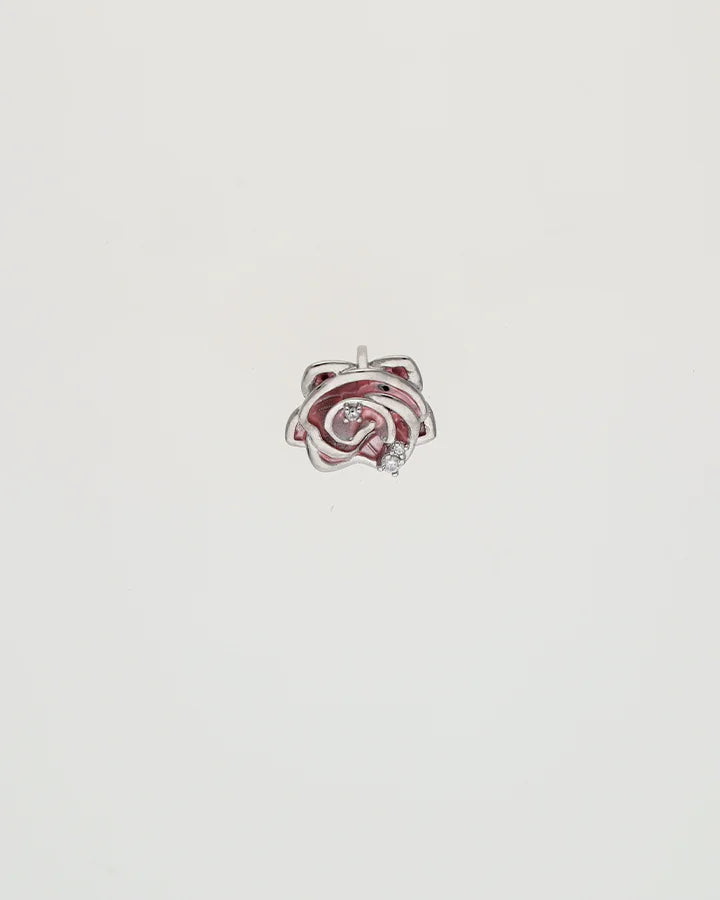 Rose Bloom Set in 92.5 Silver