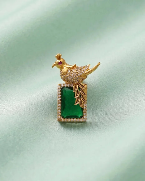 Green Parrot Dollar in 92.5 Silver