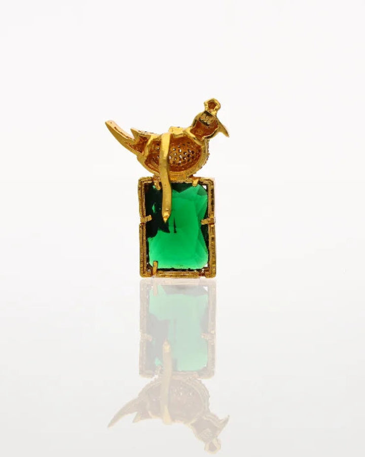 Green Parrot Dollar in 92.5 Silver