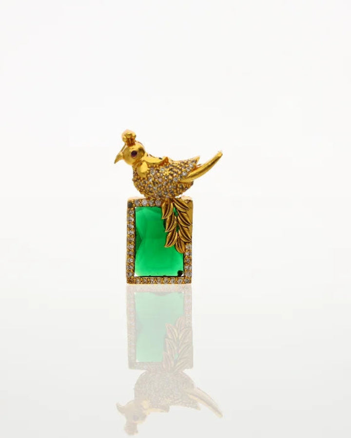 Green Parrot Dollar in 92.5 Silver
