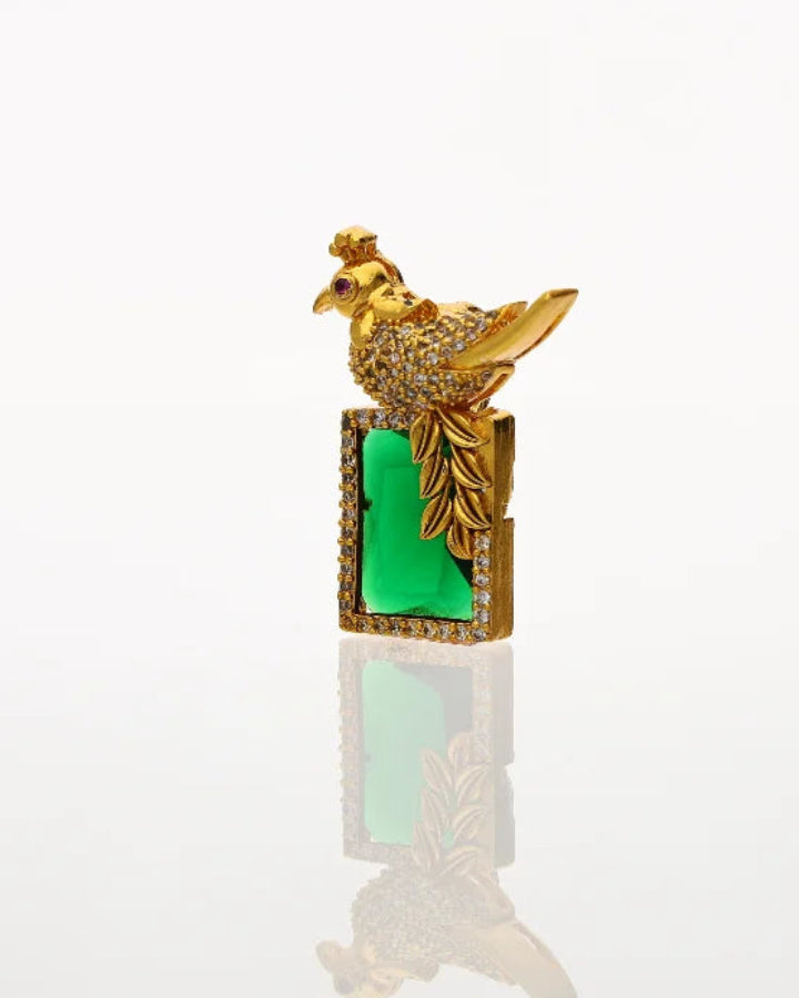 Green Parrot Dollar in 92.5 Silver