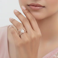 Floret Kada Ring in 92.5 Silver